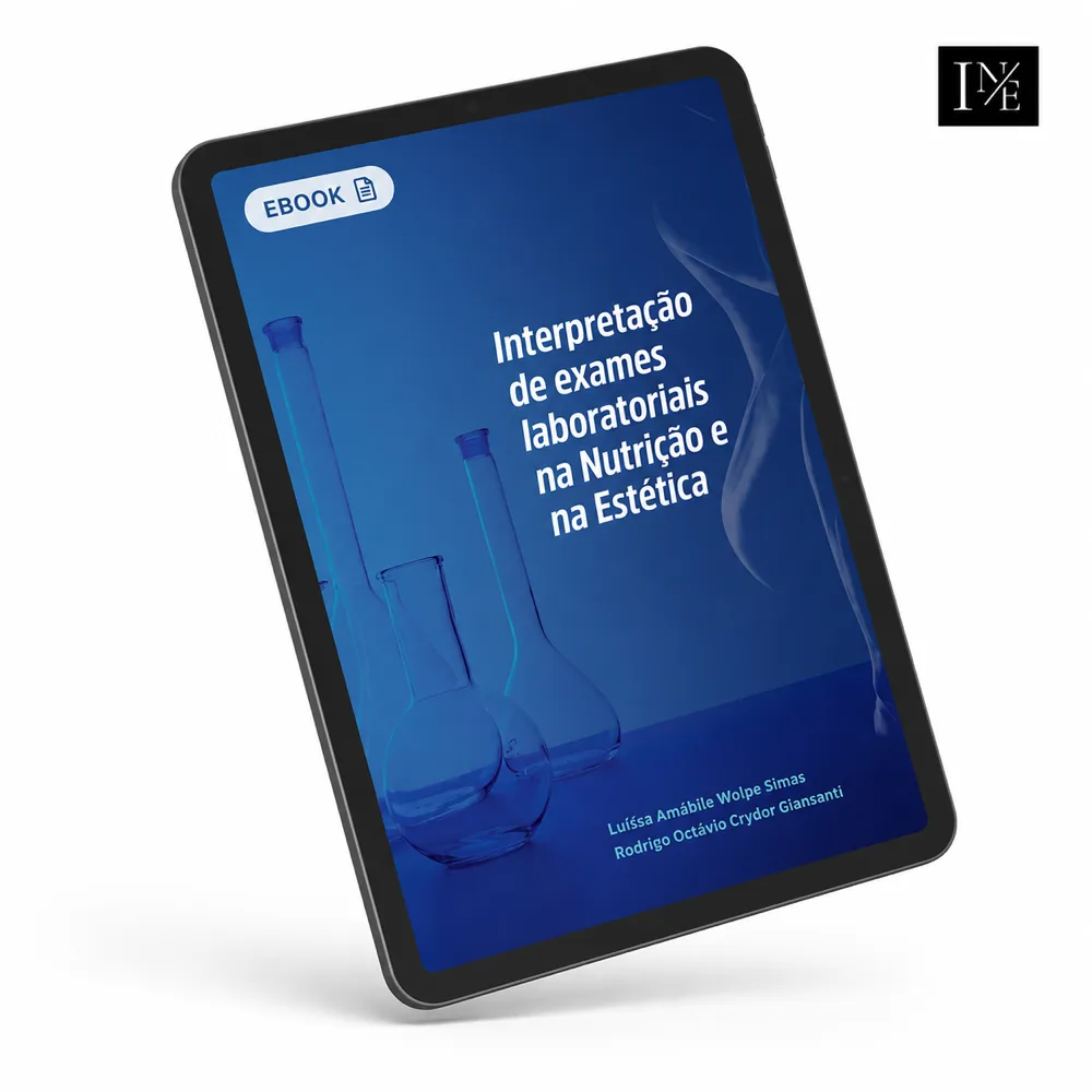 Capa do livro Interpretação de Exames Laboratoriais na Nutrição Estética e na Saúde